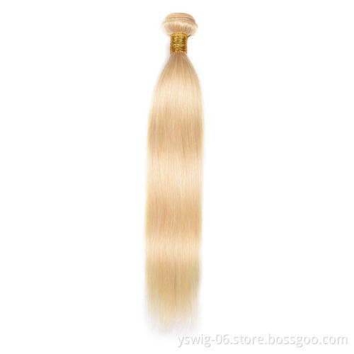 613 Hair Bundles Blonde Human Hair Wholesale Cuticle Aligned Raw Virgin Hair